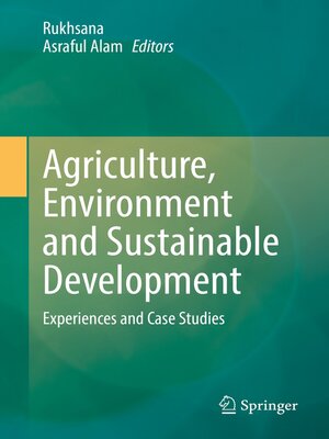 cover image of Agriculture, Environment and Sustainable Development